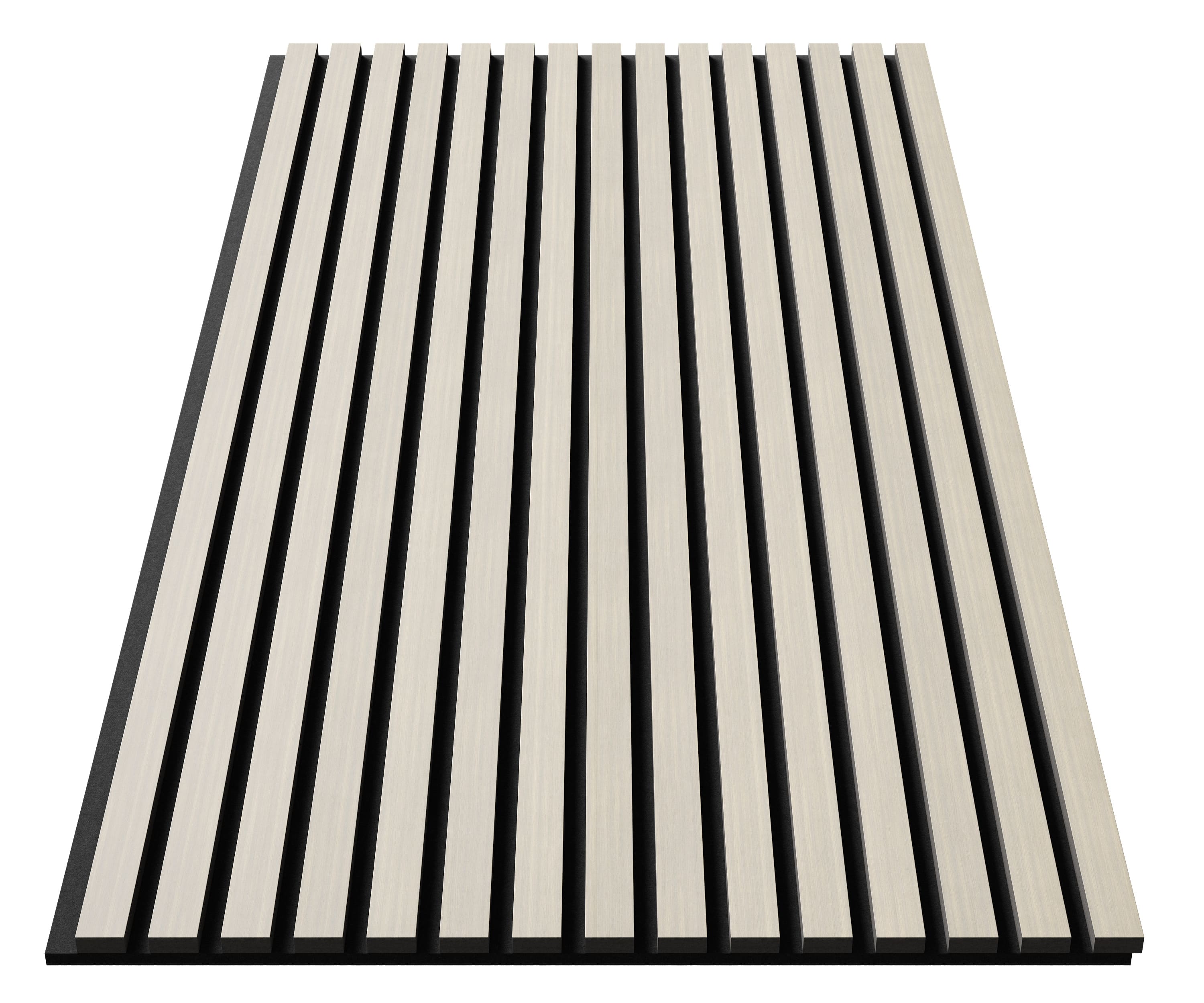 МДФ стеновая панель акустическая Cosca Decor Монако Дуб Клэр Светлый черный войлок 600×600×21